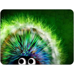 KAL-Tapis De Souris S 24 X 20 Cm, Petit Mouse Pad, Hérisson Vert, Tapis De Souris En Tissu, Antidérapant, Silencieux, Le Jeu Vidéo, Bureau, Home Office, Lavable, Enroulable, Découpé Laser - Neuf