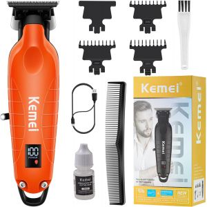Tondeuse Professionnelle 2293 Pour Homme Avec Lame En T, Rechargeable Sans Fil - Neuf