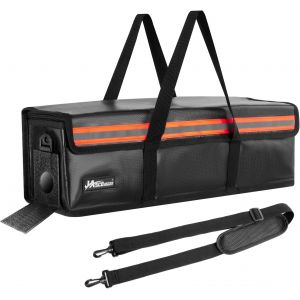 SUBZONAL-sac de protection ignifuge pour batterie, protection pour batterie r&eacute;sistant au feu jusqu'&agrave; 1400&deg;C, &eacute;tanche et anti-explosion Lipo Safe Bag, Sac de s&eacute;curit&eacute; pour Le Stockage, Le Transport (L - Neuf