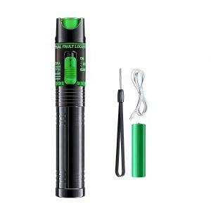 MEVRONISSHOP-Localisateur visuel de d&eacute;fauts fibre optique rechargeable 15 mW, stylo lumineux Vert, connecteur Type-C, testeur de fibre optique compatible avec les connecteurs SC/FC/ST/LC, outil VFL - Neuf