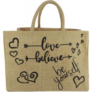 Senior-Grand Panier &Agrave; Provisions Pour Femme - 100 % Jute Vegan - Sac En Toile De Jute - Sac De Shopping - Ce Sac &Agrave; Main Est Des Produits Durables - Sac De Paille - Sac De Plage - Cadeau Pour Femm[L3909] - Neuf