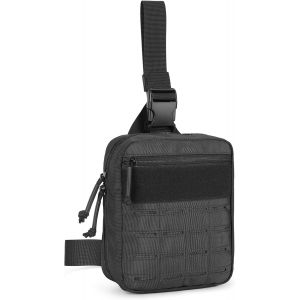 CAUC-Huntvp Sac de Jambe Militaire Sac de Cuisse Banane Tactique Sacoche de Jambe Sac Banane Multifonctionnel pour Moto Camping Voyage - Neuf