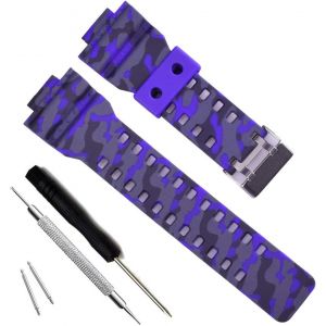 My Time Olibopo Natural Resin Replacement Watch Band Strap For Casio Mens G-Shock Gd120/Ga-100/Ga-110/Ga-100c - Neuf