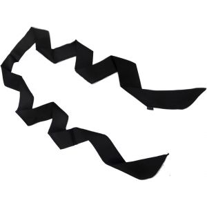 Femme Fille &Eacute;troit &Eacute;charpe En Satin Longue Foulard &Eacute;charpe De Cou Bandeaux Cravates Collier Ruban Ceinture (Noir) - Neuf