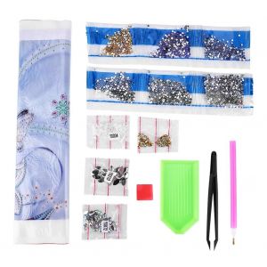 Peinture Au Diamant Papillon Broderie Au Diamant Point De Croix Kit De Peinture Manuel 30 X 30cm - Neuf