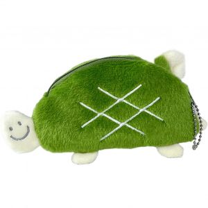 Petit porte-Monnaie - Peluche Tortue fermeture &agrave; Glissi&egrave;re Sachet de pi&egrave;ces de Monnaie pour les Filles, de Laine L&eacute;ger Pendentif, Mignon, en plein air Sac de Pi&egrave;ce de monnaie - Neuf