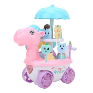 Chariot a glace electrique, jeu de simulation, nourriture, dessert, jouet educatif pour enfants - Neuf