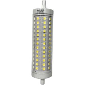 KAL-Ampoule Led R7S 118Mm, 15W=180W 1800Lm, Diamètre 28Mm, Angle Lumineux 360° (1, Blanc Froid 6000K) - Neuf