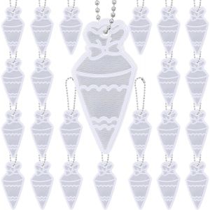 Porte-Clés Réfléchissant Pendentif Gardien Pendentif Réflecteur pour Enfants Étiquettes de Sécurité Réfléchissantes pour Sacs à Dos Sacs à Main.[B117] - Neuf