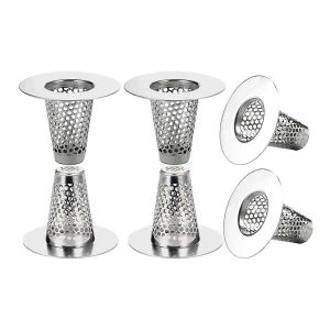 6 crépines de vidange d'évier de salle de bain pour trou de vidange de 1,2 à 1,6 pouce - Neuf