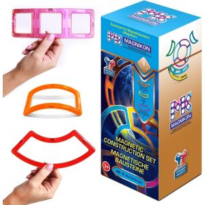 KALWL-Magnikon Kit De Construction Magn&eacute;tique De Rechange|Blocs De Construction Magn&eacute;tiques|Jouet Pour Enfants &Agrave; Partir De 3 Ans|Cadeau Pour Filles,Gar&ccedil;ons|Jouet Montessori|(Arc+Super Arc + - Neuf