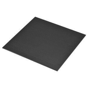 YEMAESRE-Plaque En Fibre De Carbone 3K, 240 X 240 X 3Mm, Panneau De Feuilles De Carbone, Flexible Pour Avion Rc, Voiture Modèle, Pièces D'Auto (Matte Uni) - Neuf