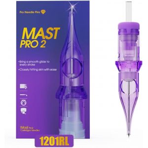Mast Pro2 Aiguilles Tatouage 20pcs Bugpin Tattoo Needle Cartridge Round Liner #1207rl 0.35mm Pour Machine À Tatouer (My-20-1003rl) - Neuf
