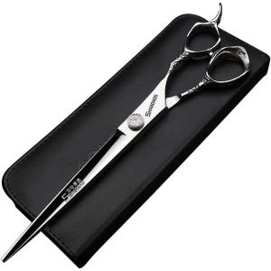 Coiffeur Professionnel 6/7 / 8 Pouces Coiffure Professionnelle Ciseaux Coupe Droite (8 Pouces Plat) - Neuf