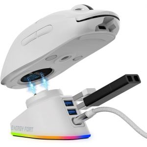 Station de Chargement pour Logitech Mouse G Pro X SUPERLIGHT 2 DEX / 2, G502 / G502X / G502X Plus Lightspeed, G703, G903, G Pro Wireless Gaming Mice Station, Remplpour Powerplay Wireless Charging - Neuf