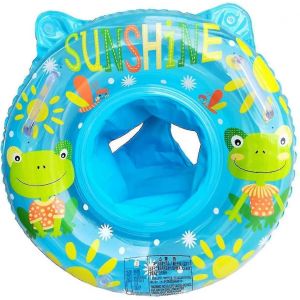 Anneau De Natation Pour B&eacute;b&eacute; Anneau D'aisselle Anneau De Natation Pour B&eacute;b&eacute; Flotteur, Anneau De Natation Gonflable Avec Si&egrave;ge Pour B&eacute;b&eacute; / Enfant 6-36 Mois, 50cm (Grenouille) - Neuf