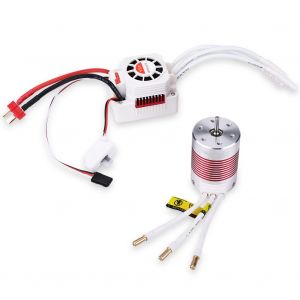 Moteur 4 poles 3650 2300 kV + variateur electronique 45 A pour voiture RC 1/10 - Neuf