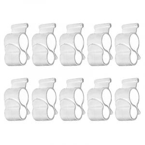 U90c Rope Clamp 10 Pièces Auvent Clips Pour Caravane String Lumière Tente Crochets Camping Voyage Tente Clip Cintre Léger - Neuf