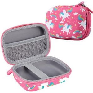 Housse de protection pour appareil photo pour enfants,compatible avec ASTGMI/Ainiv/Gofunly/GREPRO/NICEWIN/Gofunly/AONISE/YunLone,Couleur : rose,sac &agrave; dos pour enfants - Neuf