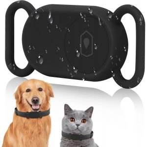 VornixorSarlshop-Support de Collier pour Chien Compatible avec Samsung Galaxy SmartTag 2, &Eacute;tui de Protection en Silicone pour SmartTag2, Anti-Chute, Anti-Rayures, pour Collier de Animal de Compagnie - Neuf