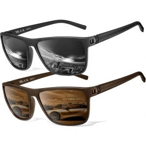 Lunettes De Soleil Polarisées Pour Hommes Et Femmes; Cadres Vintage / Classiques / Élégants; Objectifs Haute Définition; Golf / Conduite / Pêche / Sports De Plein Air / Lunettes De Soleil Tendance - Neuf
