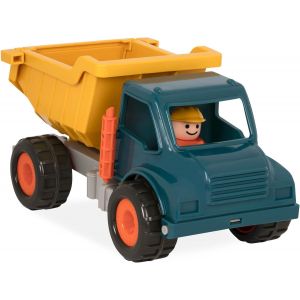DDA-- Camion Benne Jaune - Camions Classiques pour Enfants - Jouets de Construction pour Enfants - Roues en Caoutchouc Souple - 18 Mois Plus - Neuf