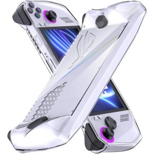 NAERYUT-Coque Pour Asus Rog Ally-Transparente Housse De Protection En Silicone Rigide Anti Choc Étuis[Bumper Avec Coins Renforcés] - Neuf