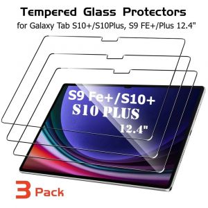 Paquet De 3 Protecteurs D'&eacute;cran Pour Samsung Galaxy Tab S11 S10 Plus Film En Verre Ultra Tremp&eacute; Anti-Rayures Pour Galaxy Tab S10 Fe+Flims.S10plus S9plus. - Neuf