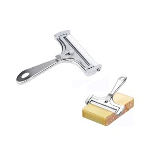 Trancheuse &Agrave; Fromage R&eacute;glable Avec Fil En Acier Inoxydable Pour La Cuisine - Neuf