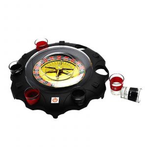 Roulette porte-bonheur russe, outils pour le vin, plateau tournant, musique ronde, jeu à boire, accessoires pour bar, discothèque, KTV - Neuf