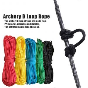 Corde De Tir A L'arc En Boucle D De 10 Pieds, Cordon D'encochage, Materiau De Liberation Pour Arc A Poulies 3m - Neuf