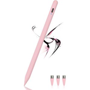 Stylet magn&eacute;tique pour &eacute;cran tactile compatible avec Pad/Pad Pro/Samsung/Lenovo/et autres smartphones et tablettes iOS/Android Rose - Neuf