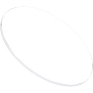Kal-Lentille En Cristal De Verre De Montre, 25,5mm Diam&egrave;tre 0,8mm &Eacute;pais, Remplacement De Verre De Montre Min&eacute;ral Ultra-Transparent Rond Plat - (Pour R&eacute;parations Bricolage D'horloger) - Neuf