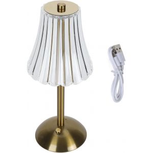 Kal-Lampe De Table De Chevet Pour Chambre À Coucher, Lampe De Table Sans Fil Vintage 3 Couleurs, Lampe De Chevet 1200 Mah Rechargeable, Petite Lampe Led, Veilleuse Pour Chambre À - Neuf