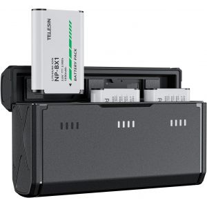 Lot De 2 Batteries Np-Bx1 Et Chargeur 3 Canaux Pour Np-Bx1/M8, Zv-1, Zv-1 Ii, Cyber-Shot Dsc-Hx80, Hx90V, Hx95, Hx99, Rx1, Rx1R Ii, Rx100 (Ii/Iii/Iv/V/Va/Vi/Vii), F -X3000, H[Camera777] - Neuf