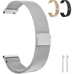 Kalanka-Bracelets De Montre, Bracelet De Montre Metal, Bracelet De Montre Magnétique Pour Homme Femmepour Montre Connectée Et Montre Traditionnelle Dégagement Rapide - Neuf