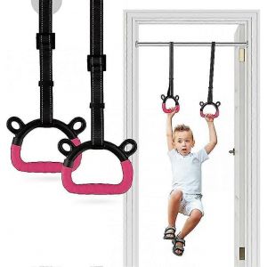 Anneaux De Gymnastique À Domicile Anneaux De Traction Pour L'exercice,Anneau De Gymnastique Intérieur,Anneaux De Gymnastique Avec Sangles Réglables - Neuf