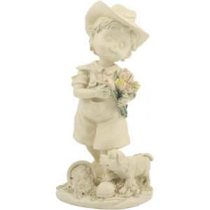 MEVRONISSHOP-25 cm Statue de garçon Ornement de Jardin ¿ Décoration de Jardin, Statue d'extérieur, décoration d'intérieur - Neuf