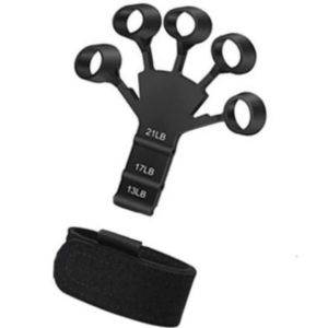 Kit De Musculation Des Mains, 3 Niveaux De R&eacute;sistance, Bande Magique, Difficilement D&eacute;formable - Neuf