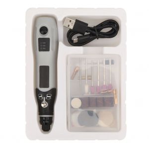 Mini meuleuse electrique sans fil, perceuse a main silencieuse, stylo de sculpture sur jade, chargement USB - Neuf