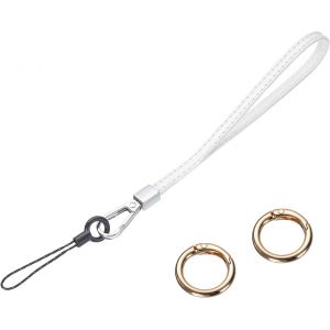 KAL-Dragonne En Cuir Lisse Pour Emp&ecirc;cher Les Chutes De Poignet Pour Embrayage, T&eacute;l&eacute;phone Portable, Porte-Cl&eacute;s, Portefeuille, Sac &Agrave; Main - Neuf