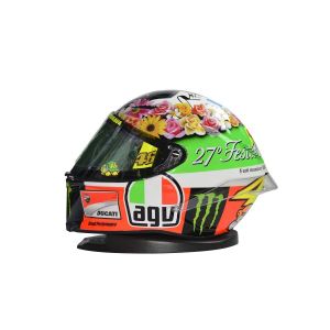 Valentino Rossi Casque R&eacute;plique Miniature 1:5 Mini Casque &iquest;Vr46 Motogp_Gp Mugello 2012, Unisexe - Neuf