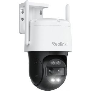 4K Ptz Dual Lens Outdoor Wifi Surveillance Camera, 2.4/5Ghz Wi-Fi 6, 6X Zoom, Person/Vehicle/Pet Detection, Automatic Tracking, Colour Night Vision, H.265, Wifi Trackmix - Neuf