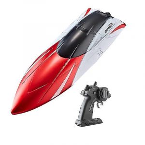 Bateau rc 2.4g double gouvernail moteur &eacute;tanche &agrave; grande vitesse bateau jouets cadeau pour enfants enfants mod&egrave;le jouet remo - Neuf