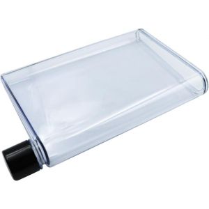Checarzhn--No1-Bouteille D'eau Réutilisable A5 Bouteille D'eau Étanche En Plastique Plat Tasse De Voyage Bouteille De Boisson Pour Voyage Pique-Nique Camping Sports Et Salle De Sport Bouteille D'eau - Neuf