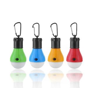 Lot De 4 Lampes De Tente Portables &Agrave; Led Avec Crochet De Serrage, &Eacute;clairage D'urgence Anti-Ouragan, Lampe De Camping &Agrave; Led, Lanterne De Tente De Camping, &Eacute;quipement De Lampe - Neuf