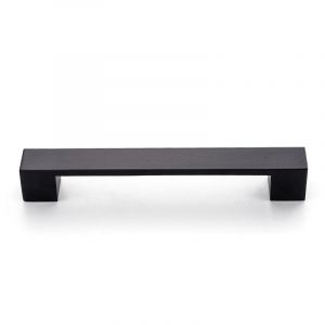 3pcs, le Trou de la Position 128mm, Hauteur 32 mm, Largeur 9,5 mm, Carr&eacute; d'armoires de Cuisine Poign&eacute;es, Noir Mat Cabinet Poign&eacute;es, Noir poign&eacute;es des Tiroirs, d'armoires de Cuisine de Mat&eacute;riel, d'armoires de Cuisine Poign&eacute;es - Neuf