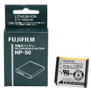 FUJIFILM NP-50 Batterie 750mAh Compatible avec Fuji Fujifilm FinePix F50fd F60fd F100fd J50 S100fd V1273 F70EXR F80EXR F200EXR XP100 X10 X20 XF1 XP150 Casio Exilim EX-G1 G1BK G1RD H5 NP50 NP 50 - Neuf