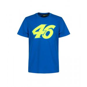 T-Shirt VR46 Rossifumi Heritage Moto GP Officiel Bleu - Neuf