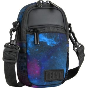 Petit &eacute;tui pour appareil photo num&eacute;rique avec housse &eacute;tanche et bandouli&egrave;re incluse - Compatible avec les appareils photo reflex num&eacute;riques Sony, Nikon, Canon et autres - Galaxie - Neuf